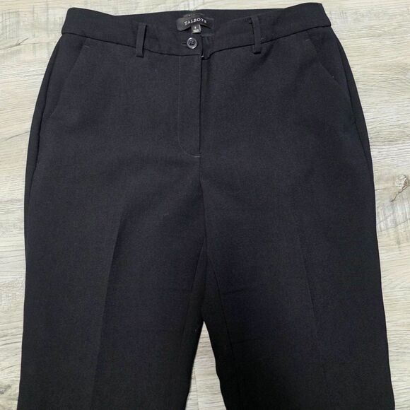 Talbots Raleigh Black Dress Trouser Pants Size 6 - Picture 4 of 10